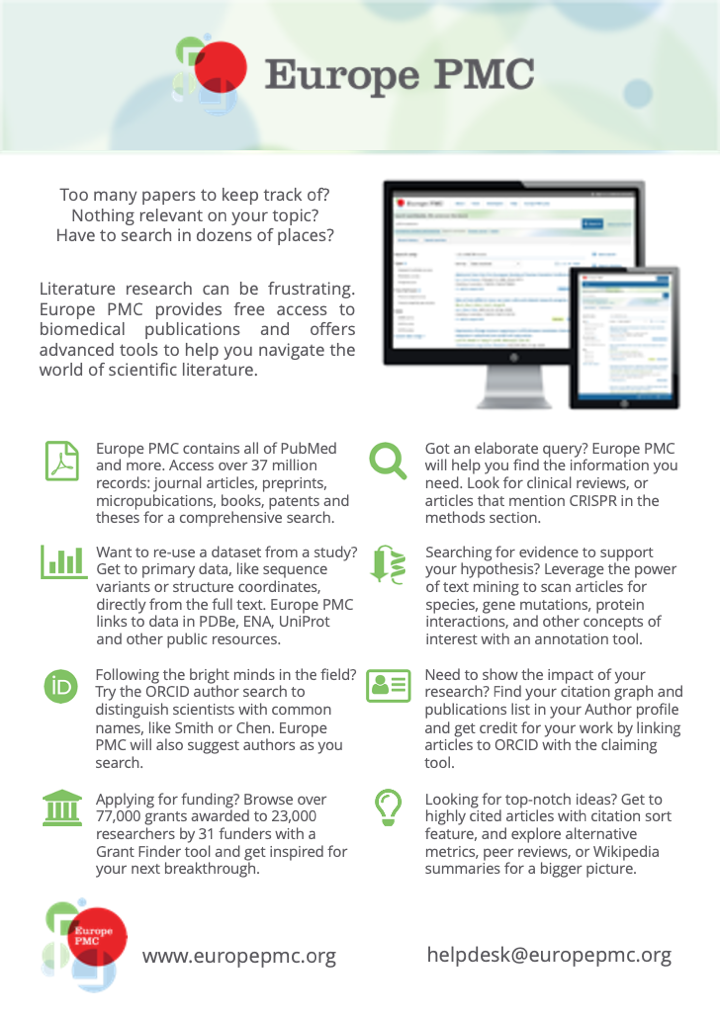 Europe PMC_search_access_discover